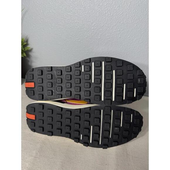 Nike Waffle One Active Fuchsia Pink Yellow Black DC2533-600 Women's Shoes - Picture 5 of 9